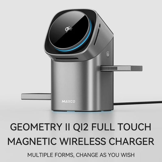 Qi2 Magnetic Wireless Charger Fast Charger 3-in-1 Intelligent Fast